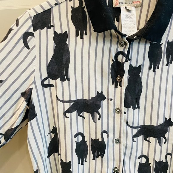 Long Sleeve Button Down Blouse by PAUL & JOE Sister - Picture 2 of 4